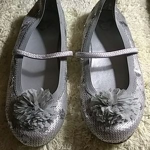 Girls sequin dress shoes size 3.5M